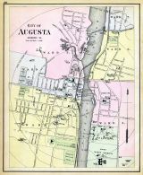 Augusta City, Maine State Atlas 1884